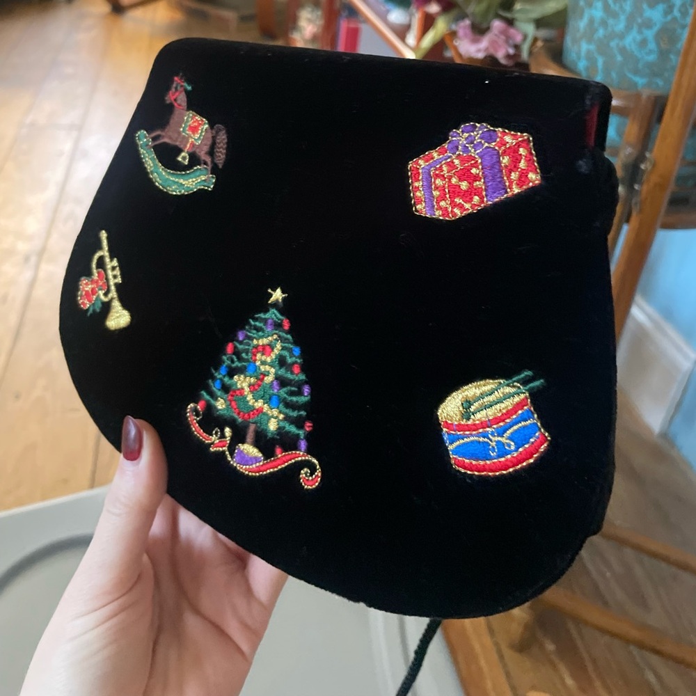Velvet Christmas Bag